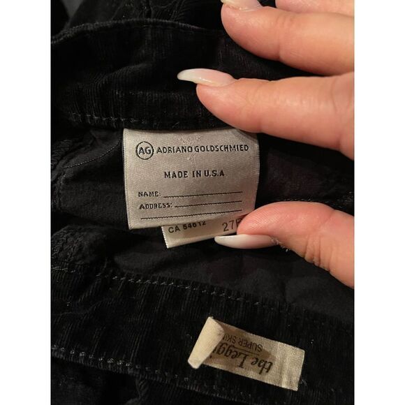 AG Adriano Goldschmied Velour Super Skinny The Legging - Picture 5 of 8